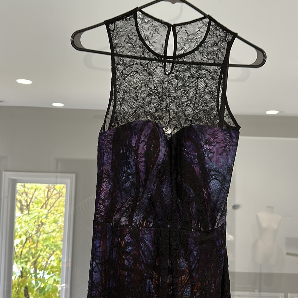 Bebe Lace Overlay Maxi Dress - 4 - Picture 4 of 16